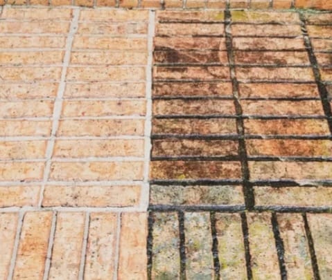 Paving pressure cleaning